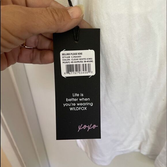 WILDFOX Bikinis & Bellinis Tee Top.Size M - Picture 9 of 11